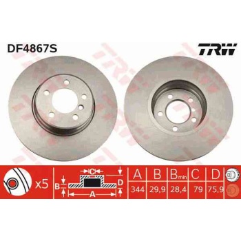 FREN DISKI ON LAND ROVER  RANGE ROVER 3 3.0TD 3.6TD 4.2 4.4TF 02-12 