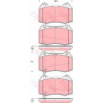 BALATA FREN ON-(NISSAN  350Z 05>10 3.5 56   