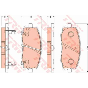 BALATA FREN ON-(HYUNDAI  I20 08>15 1.2 BENZINLI   