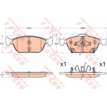 BALATA FREN ON-(HONDA  CIVIC 2012>> HB   