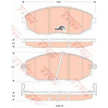 BALATA FREN ON-(CHEVROLET  EPICA 2.0-2.5-2.0D EXECUT4E 06> 