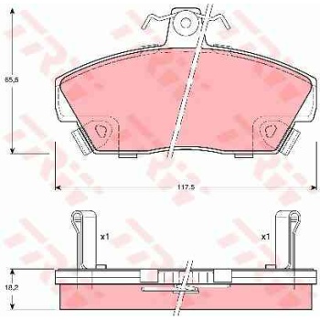 BALATA FREN ON-(ROVER-200 214-218 90>95   ROVER-400 414-418 90>95   UFAK TIP