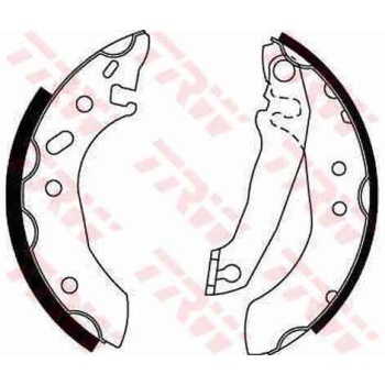 ARKA PABUÇLU BALATA DAR TİP  FORD   ESCORT 90- +ABS 