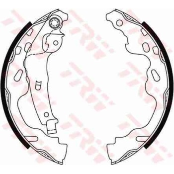BALATA FREN PABUC ARKA-(TOYOTA  YARIS 03>>   SUZUKI  SWIFT 05>   SPLASH 08>   CITROEN  C1   OPEL  AGILA  
