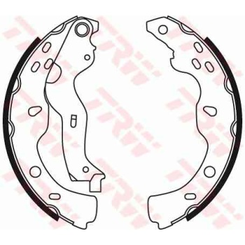 BALATA FREN PABUC ARKA-(SUZUKI  SX4 2006>>   FIAT  SEDICI 2006>> 