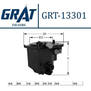 MAZOT FİLTRESİ  FORD   FOCUS 1.6TDCİ 04- FİESTA 1.6TDCİ 01-12  PEUGEOT  206-207-307-308-407   CITROEN  C3-C4  