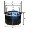 YAG FILTRESI METAL BOXER III JUMPER III 22DT PUMA C81 110BG C96 130BG C110 150BG EURO5 TRANSIT V347 CUSTOM V363 2.2TDCI 155PS 11 -- LAND ROVER DEFENDER 2.2TD4 11- - UFI 23.584.00