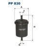 BENZIN FILTRESI ENJ UNO SLX R 9 - FILTRON PP830