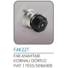FAR KORNA ANAHTARI 4LÜ FIAT - F4K22T