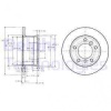 FREN DISKI CIFTLI PAKET ARKA MERCEDES G270-G290-G300-G320-G350-G400-G500-G55-SPRINTER - VW LT - DELPHI BG3237