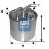YAKIT FILTRESI OE-MAZOT AUDI A8 3.0 - 4.0 - 4.2 TDI QUATTRO 03-10 - UFI 24.002.00