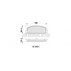 FREN BALATASI ARKA MAZDA 323 626 2.0 98-02 MAZDA 6 03-10 PREMACY 99-05 - BRAXIS AA0131