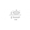 ARKA FREN BALATASI MONDEO III 00-04 JAGUAR X TYPE -S TYPE-XJ TYPE 03-09 - BRAXIS AB0421