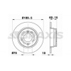FREN DISKI ARKA BMW E36 91-98 E46 97-05 - BRAXIS AE0146