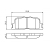 ARKA FREN BALATASI CAMRY 2.0 2.4 3.0 3.3 01-06 LEXUS ES 01-06 - HATTAT 3032440