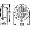 SUPERTONE SET KORNA 12V 310-380HZ SIYAH KAFES - HELLA 3CB004811-042