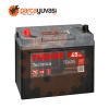 AKU 12V 45 AH 330A B24 237×127×227 DAR TERS JAPON - TUDOR TB455