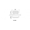 ARKA FREN BALATASI MASTER II MOVANO 1.9 - 2.5D - 2.8DTI TUM MODELLER 01  - BRAXIS AB0113