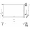 MOTOR SU RADYATORU COROLLA 2006-- OTOMATIK VITES - ORIS BTO510026