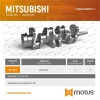 KRANK MILI MITSUBISHI 4D32 CANTER FE515 FE635 HYUNDAI HD72 HD77 - MOTUS 918