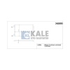 KLIMA RADYATÖRÜ PEUGEOT 301 12+ 1.2 VTI - 1.6 VTI - 1.6 HDI 90  AL-AL - KL342655