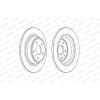 ARKA DISK AYNA YENI KASA MONDEO V 14- - FERODO DDF2338C
