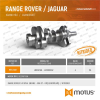 KRANK MILI GUCLENDIRILMIS 306DT DISCOVERY 4 L319 09-18 DISCOVERY 5 L462 16- RANGE ROVER 4 L405 RANGE ROVER SPORT 2 L494 - MOTUS 1401