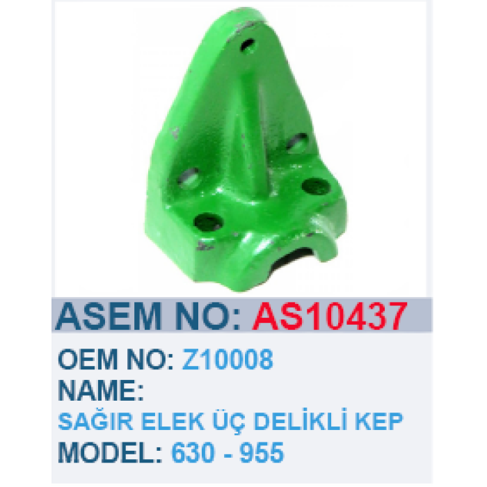 JOHN DEERE 630 955 SAĞIR ELEK ÜÇ DELIKLI KEP - Z10008