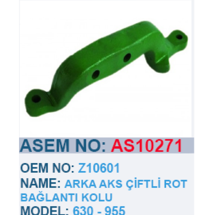 JOHN DEERE 630 955 ARKA AKS ÇIFTLI ROT BAĞLANTI KOLU - Z10601