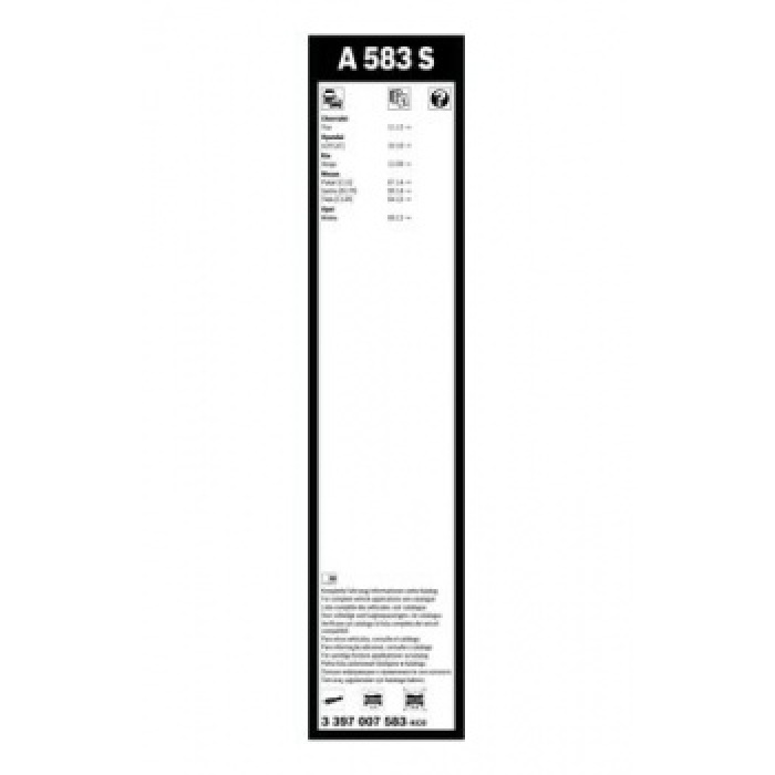 SILECEK SUPURGESI TAKIM AEROTWIN [650 - 340 MM] - BOSCH 3397007583