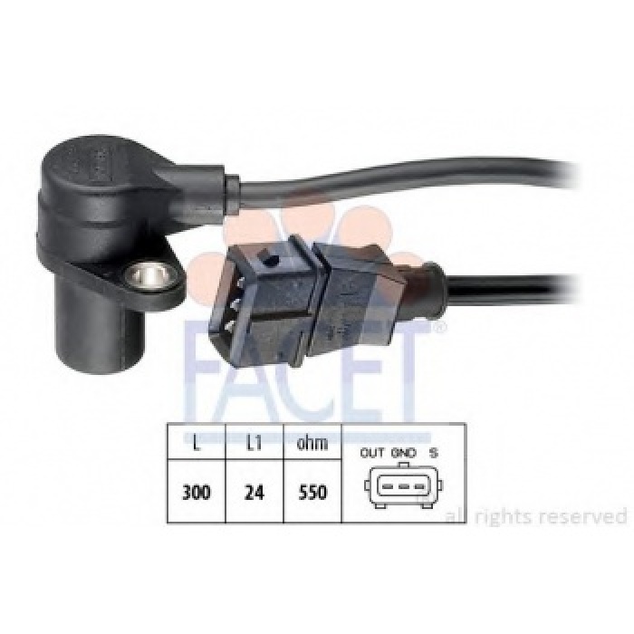 KRANK MILI SENSÖRÜ  DAEWOO LANOS - NUBIRA 1.6 16V - FACET 9.0272