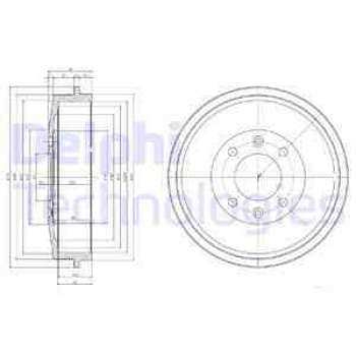 ARKA FREN KAMPANASI P306 P405 P406 XSARA C15 ZX XSARA PICASSO ABSLI PARTNER BERLINGO ABSSIZ 228-66 - DELPHI BF169