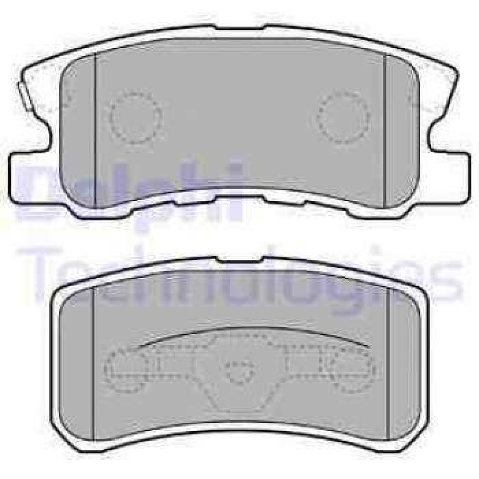 ARKA FREN BALATASI GALLOPER PAJERO II 2.5TD 00-PAJERO III3.5 V6 GDI 00-.3.2 DI D ASX 11-13 OUTLANDER 07- - DELPHI LP1691