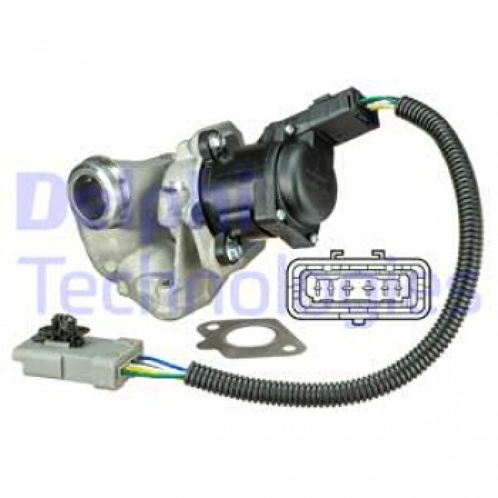 EGR VALF FOCUS II C MAX 1.6TDCI 16V 03-04 KABLOLU - DELPHI EG10435-12B1