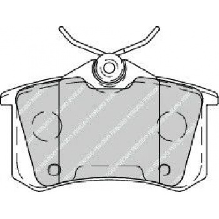 ARKA FREN BALATASI 308. 308 CC. 308 SW. CITROEN C4. DS4 - FERODO FDB4260