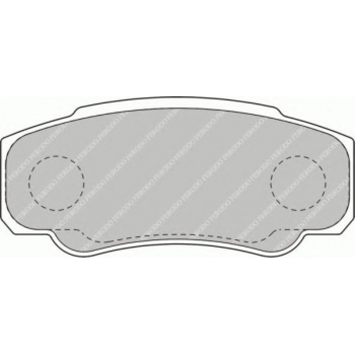 ARKA FREN BALATASI DISKLI FREN BOXER II JUMPER II DUCATO II 1800KG 16 JANT 02- 03 06 - FERODO FVR1480