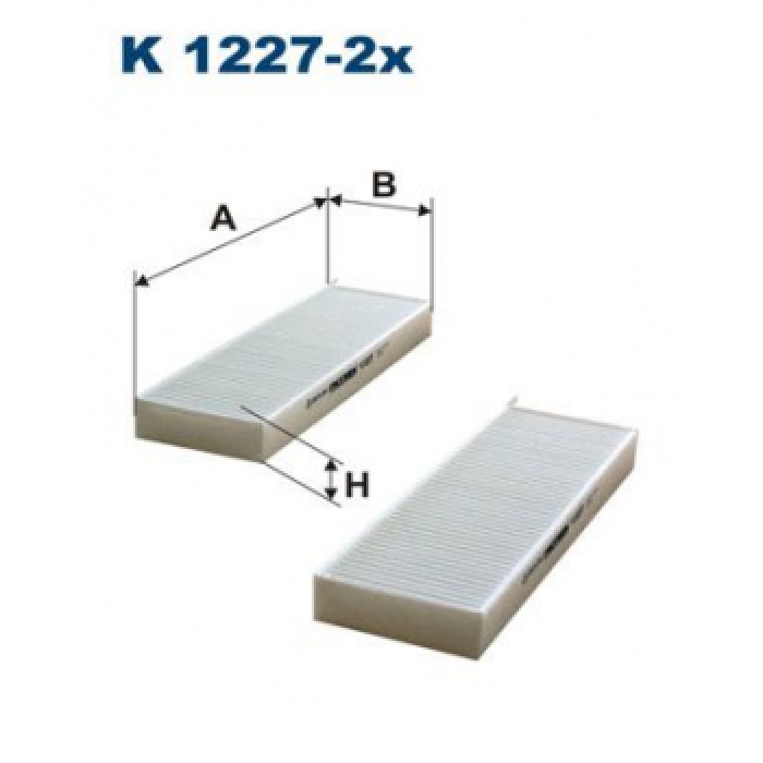 POLEN FILTRESI BERLINGO C4 C5 P3008 P5008 PARTNER - FILTRON K1227-2X