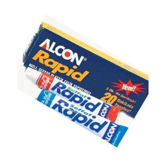 RAPID HIZLI PLASTIK CELIK 5 Dk. KUTU AMBALAJ - ALCON M-2212
