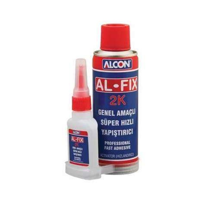 FITIL PLASTIK AKSAM MDF YAPISTIRICI AL FIX ULTRA HIZLI SET 200ml - ALCON M-7707