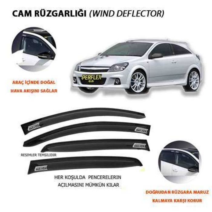 CAM RUZGARLIGI MUGEN TIP 4 PARCA ASTRA H DYNAMIC 2004-2009 - PERFLEX PD4-OP04