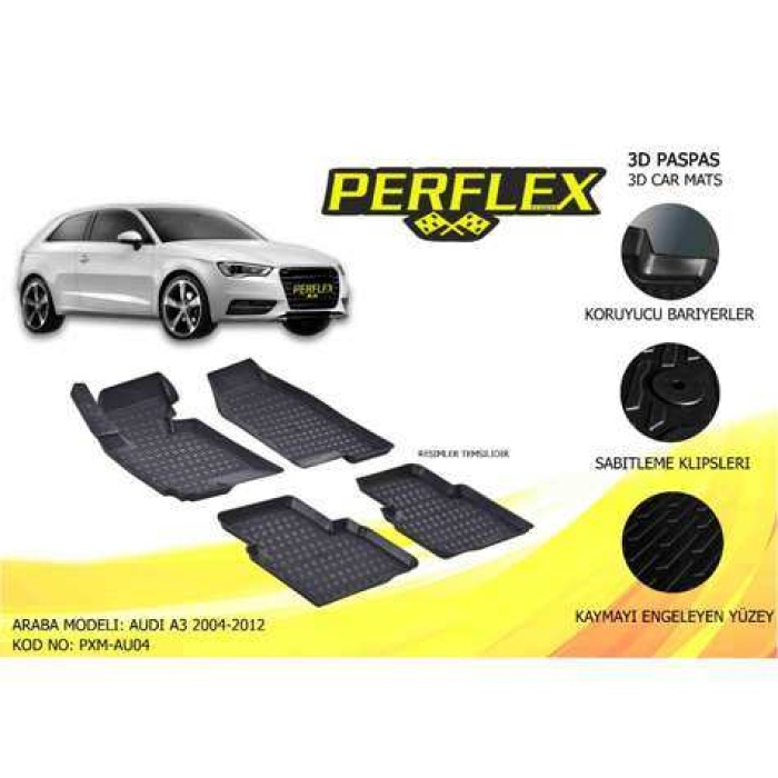 PASPAS 3D HAVUZLU X-MAT AUDI A3 96-04 - PERFLEX PXM-AU03