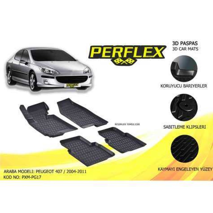 PASPAS 3D HAVUZLU X-MAT 407 2004-2011 - PERFLEX PXM-PG17