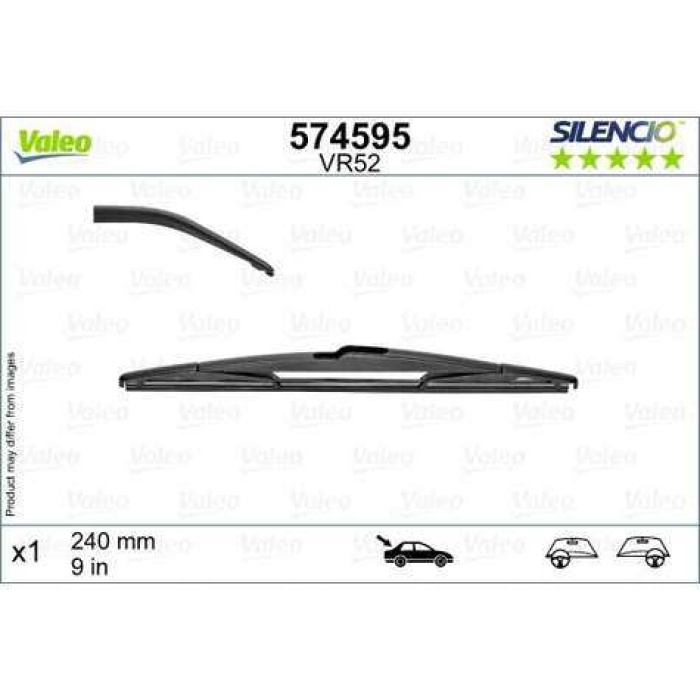 Valeo Silencio AquaBlade Flat Blade VR300 X1 300 mm Arka PEUGEOT 5008. RENAULT MEGANE IV. TALI - VALEO 574595