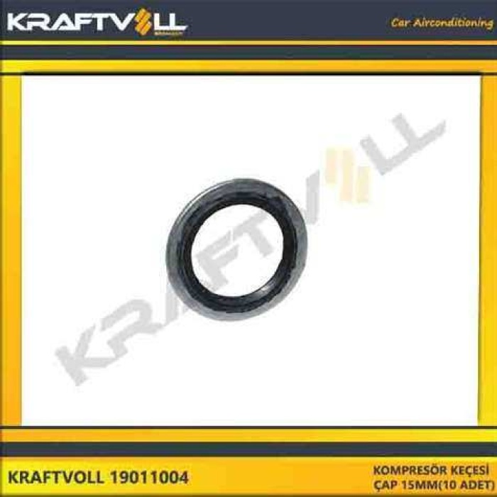 KOMPRESÖR KEÇESI  ÇAP 15MM  10 ADET - KRAFTVOLL 19011004