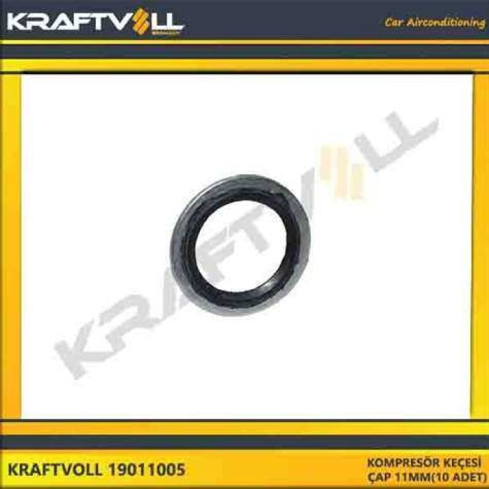 KOMPRESÖR KEÇESI  ÇAP 11MM  10 ADET - KRAFTVOLL 19011005