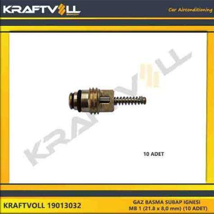 GAZ BASMA SUBAP IGNESI  MB 1 21.8 x 8.0 mm 10 ADET - KRAFTVOLL 19013032