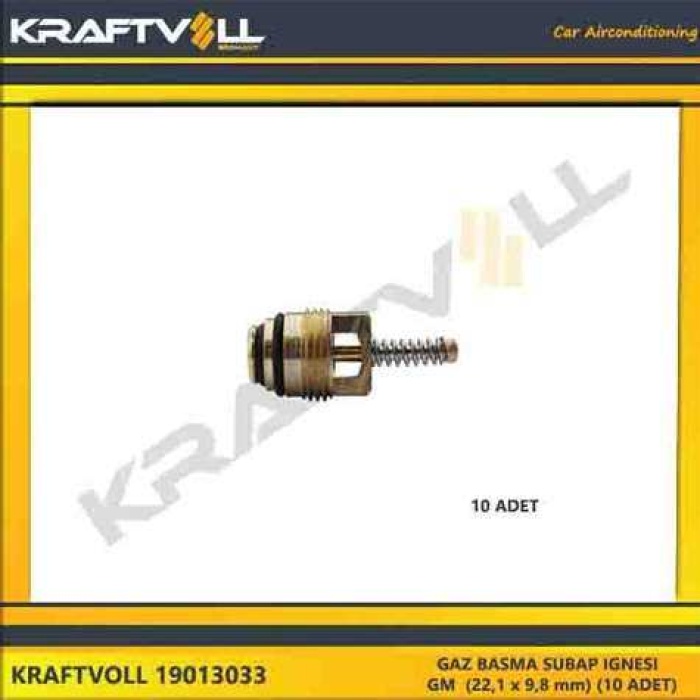 GAZ BASMA SUBAP IGNESI  GM  22.1 x 9.8 mm 10 ADET - KRAFTVOLL 19013033