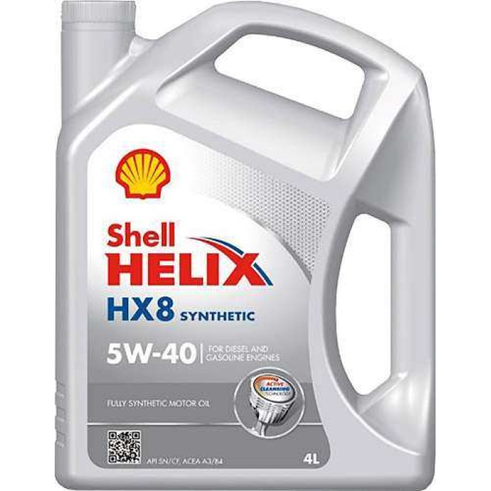 Shell Helix Hx8 Synthetic 5W40 4 Litre