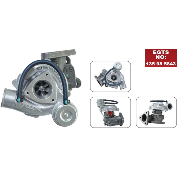 TURBO KOMPLE HYUNDAI H1 STAREX 2.5D-TCI-TD-CRDI97==--78-99-101PS 715843-5001S - GTS-135985843
