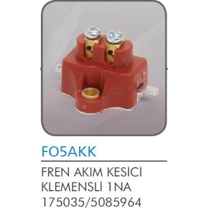 FREN MÜŞÜRÜ KIRMIZI DÜZ FIAT - FO5AKK